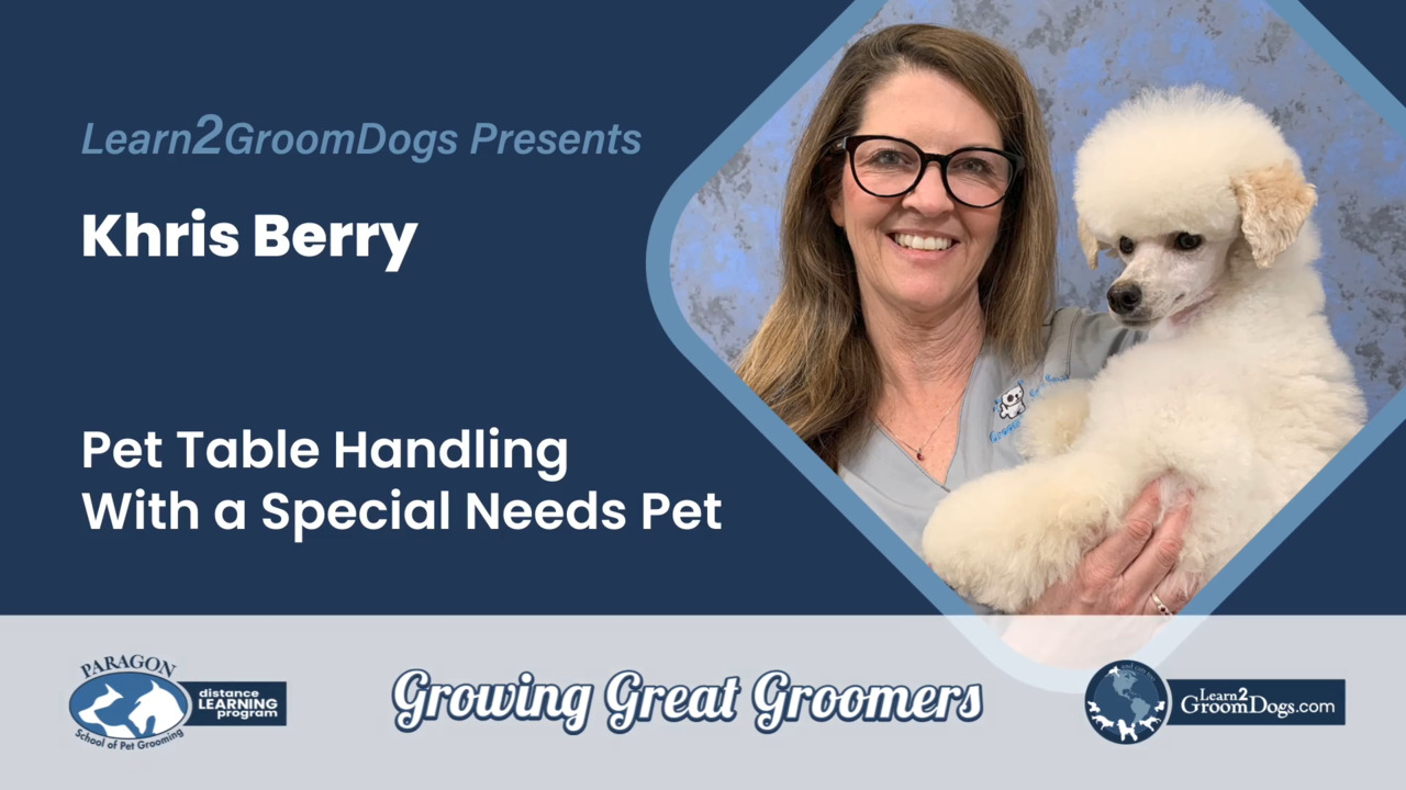 Thumbnail for General Table Handling for Pet Grooming & Special Needs Dogs – Part 2