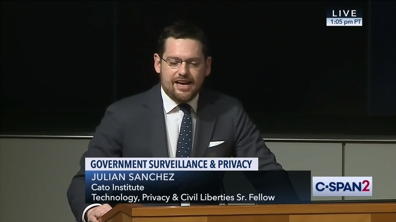 2019 Cato Institute Surveillance Conference panel, 