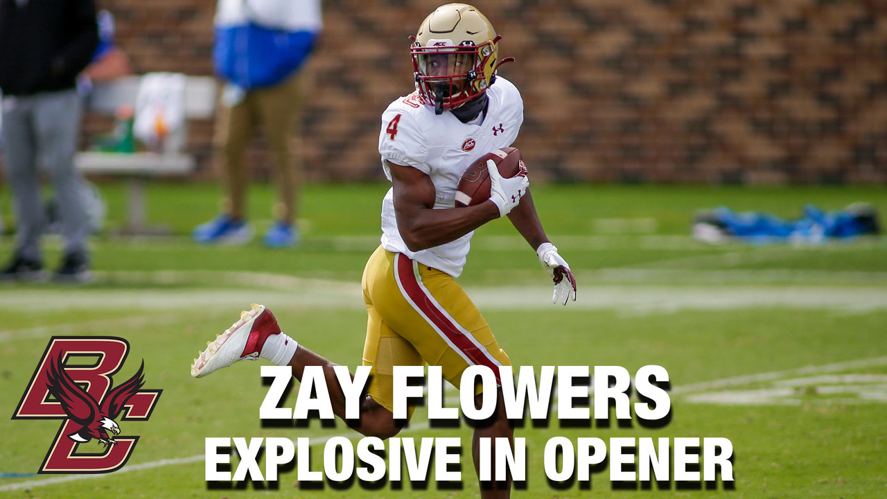 Zay Flowers, WR, Boston College