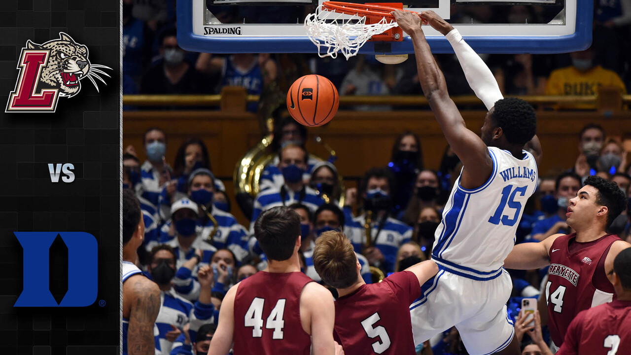 Watch: Lafayette vs. Duke Full Game Replay