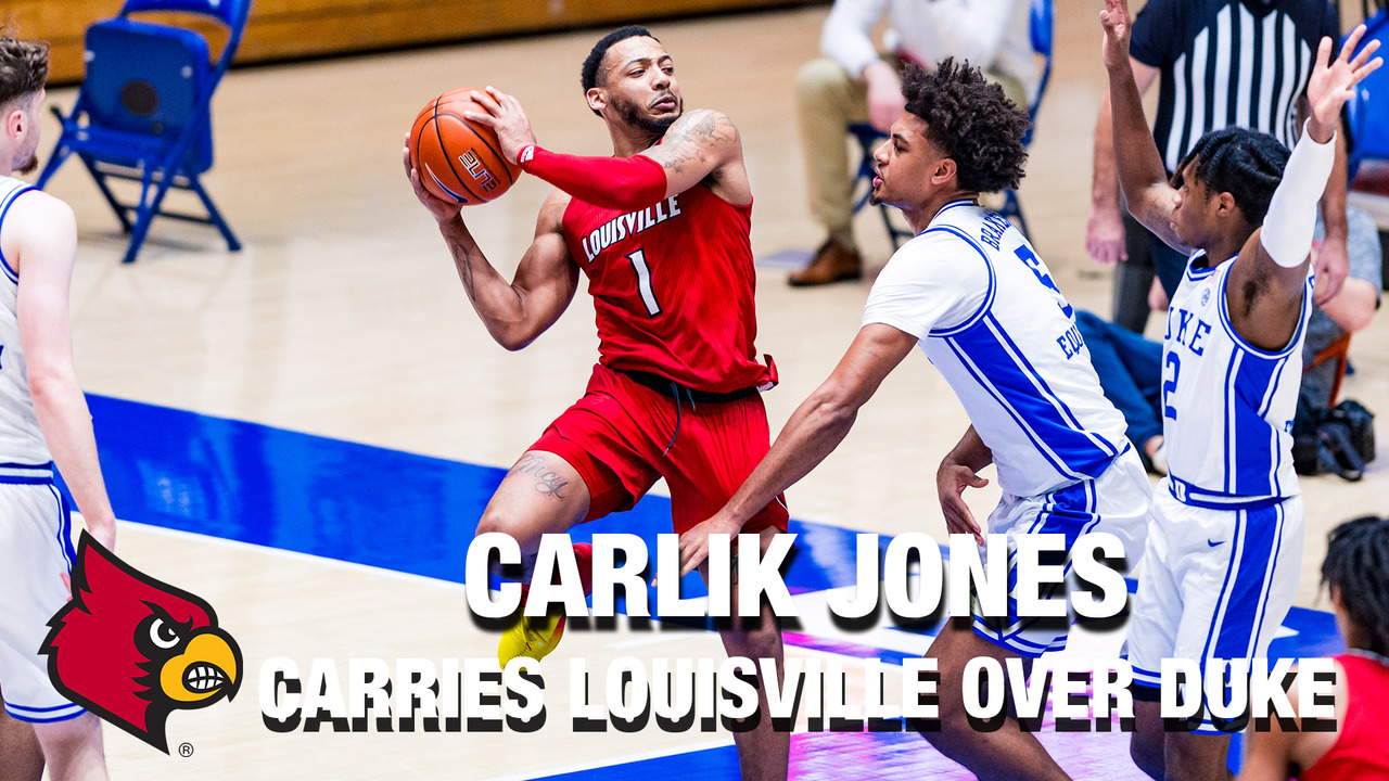 Louisville basketball: Cards end skid behind Carlik Jones, beats Duke