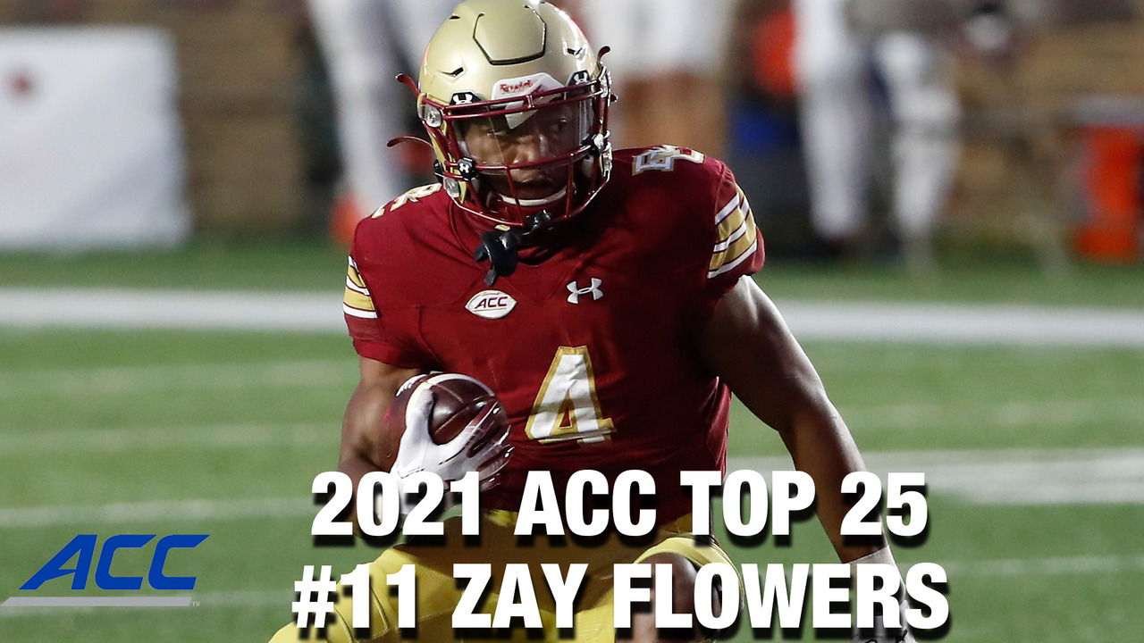 Ravens select Boston College WR Zay Flowers with No. 22 overall