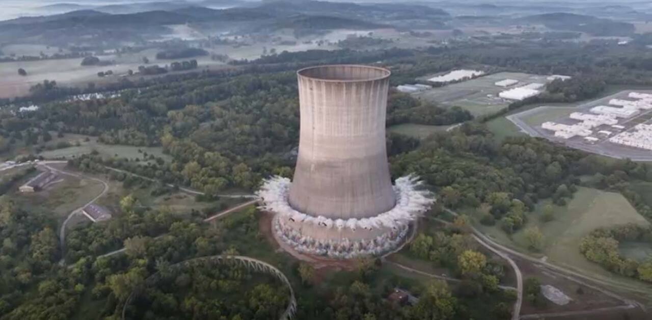 Crews Successfully Implode Hartsville Cooling Tower