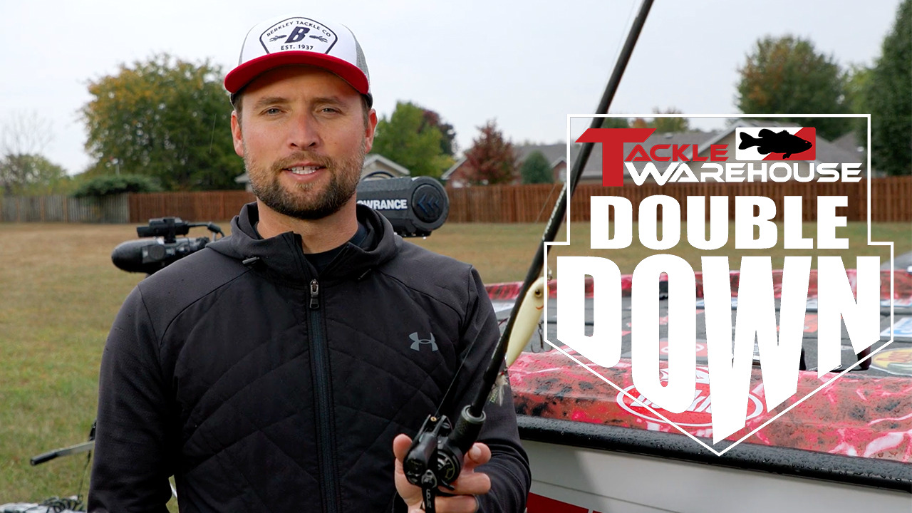 Tackle Warehouse Double Down: Cody Meyer shows two baits he fishes on the  new Daiwa Tatula Elite 7-3 - Major League Fishing