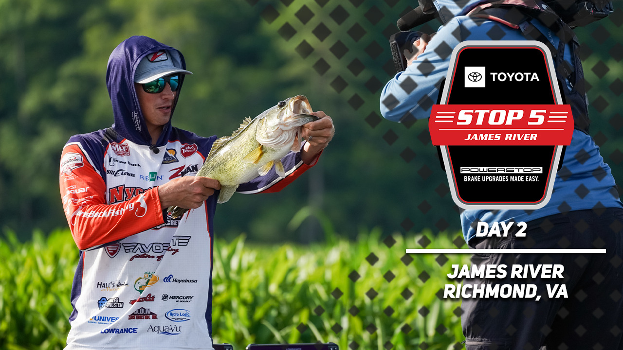 HIGHLIGHTS: Tackle Warehouse Pro Circuit, James River, Day 2