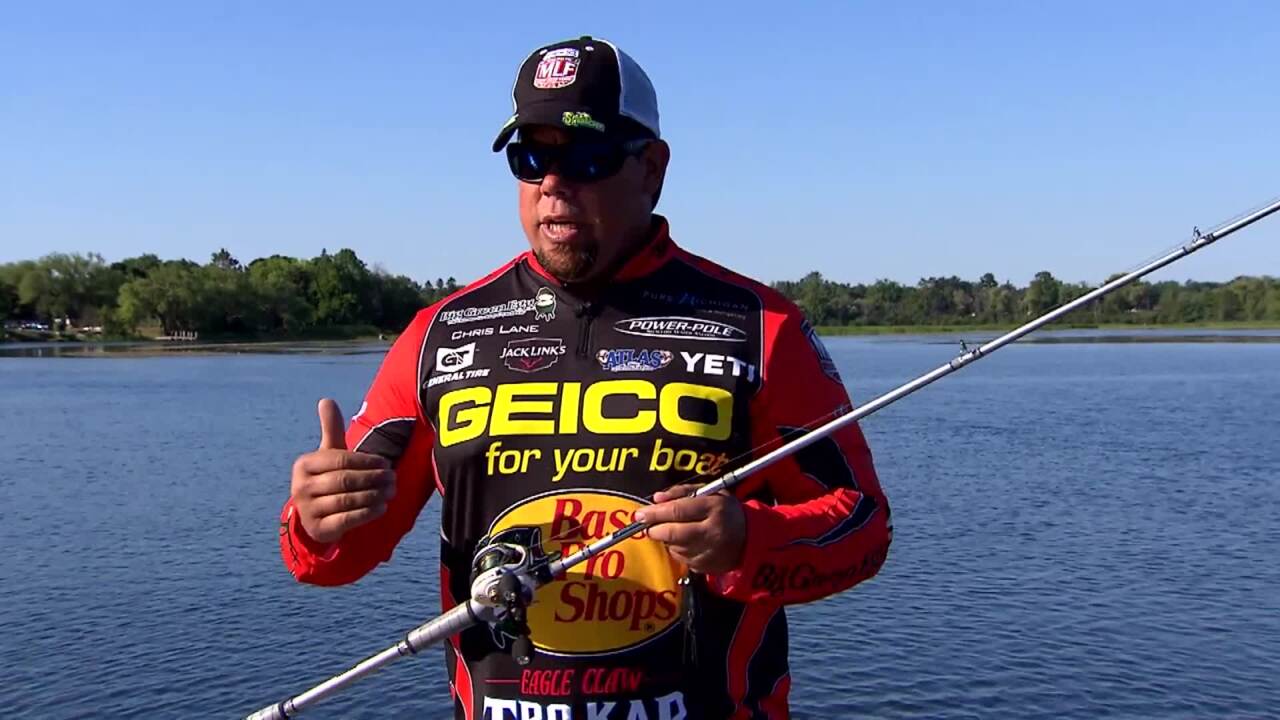 What's the new rod in Chris Lane Fishing's arsenal? The new