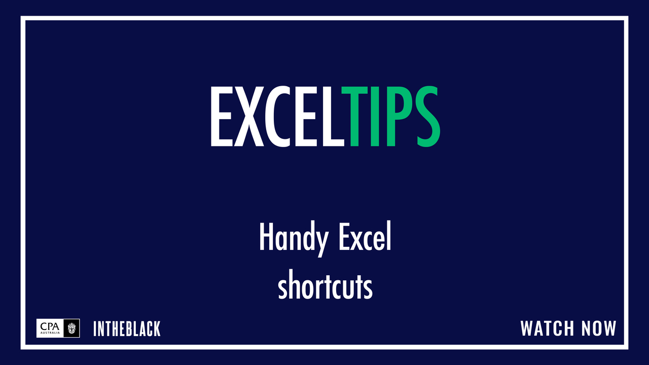 Excel tips: discover these handy shortcuts | INTHEBLACK