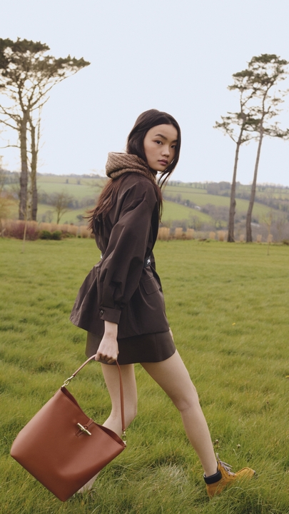 ◆25FW◆完売間近◆【LONGCHAMP】ル ロゾ XS*バケットバッグ ル ロゾ XS バケットバッグ ペーパー - レザー | ロンシャン JP
