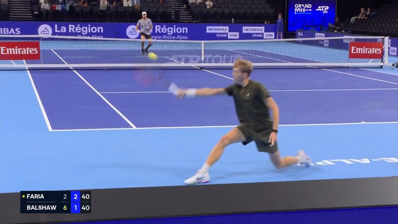 Hot Shot: #NextGenATP Balshaw laces stretched winner in Lyon 2026