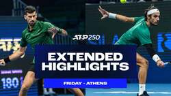 Extended Highlights: Djokovic, Musetti set title clash in Athens 2025