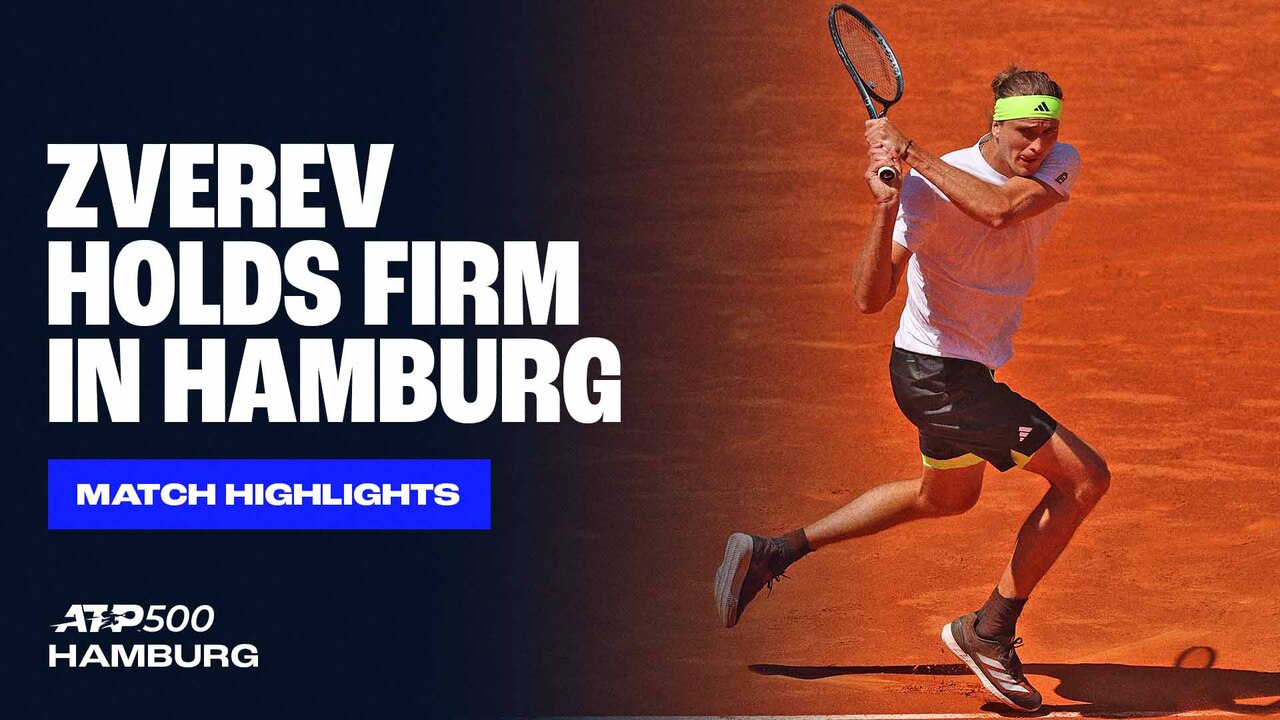 Top seed Alexander Zverev earned a straight-sets win on Monday at the Bitpanda Hamburg Open. Watch live & on demand at TennisTV.com.
