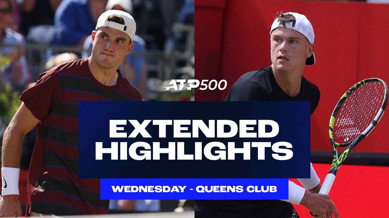 Extended Highlights: Draper, Rune, Nakashima reach Queen's Club 2025 QFs