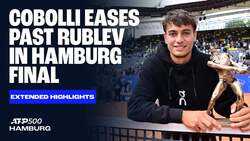 Extended Highlights: Cobolli stuns Rublev in Hamburg final