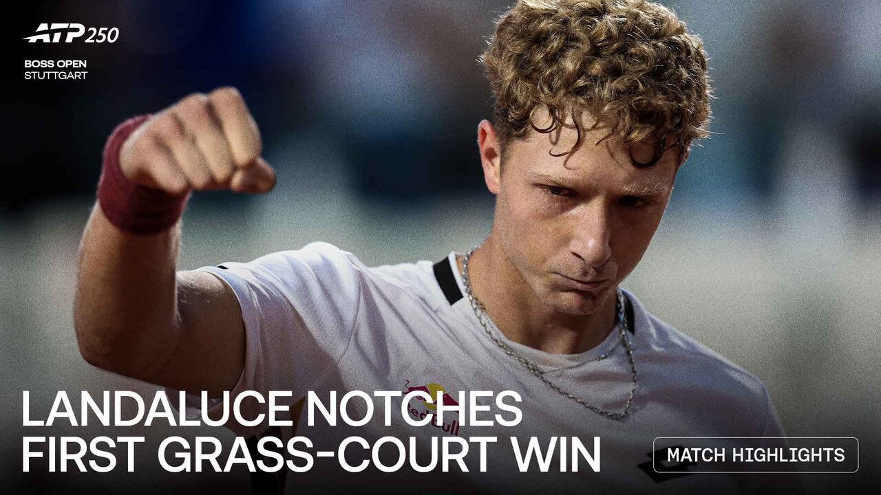Highlights: Landaluce earns first grass-court win in Stuttgart 2026, sets Fritz clash