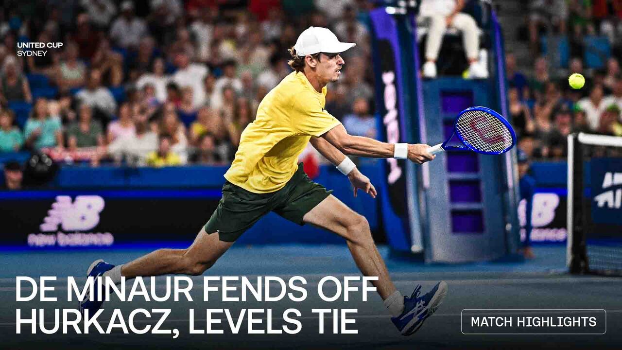 Highlights: De Minaur overcomes Hurkacz, keeps Australia alive in United Cup 2026 QF