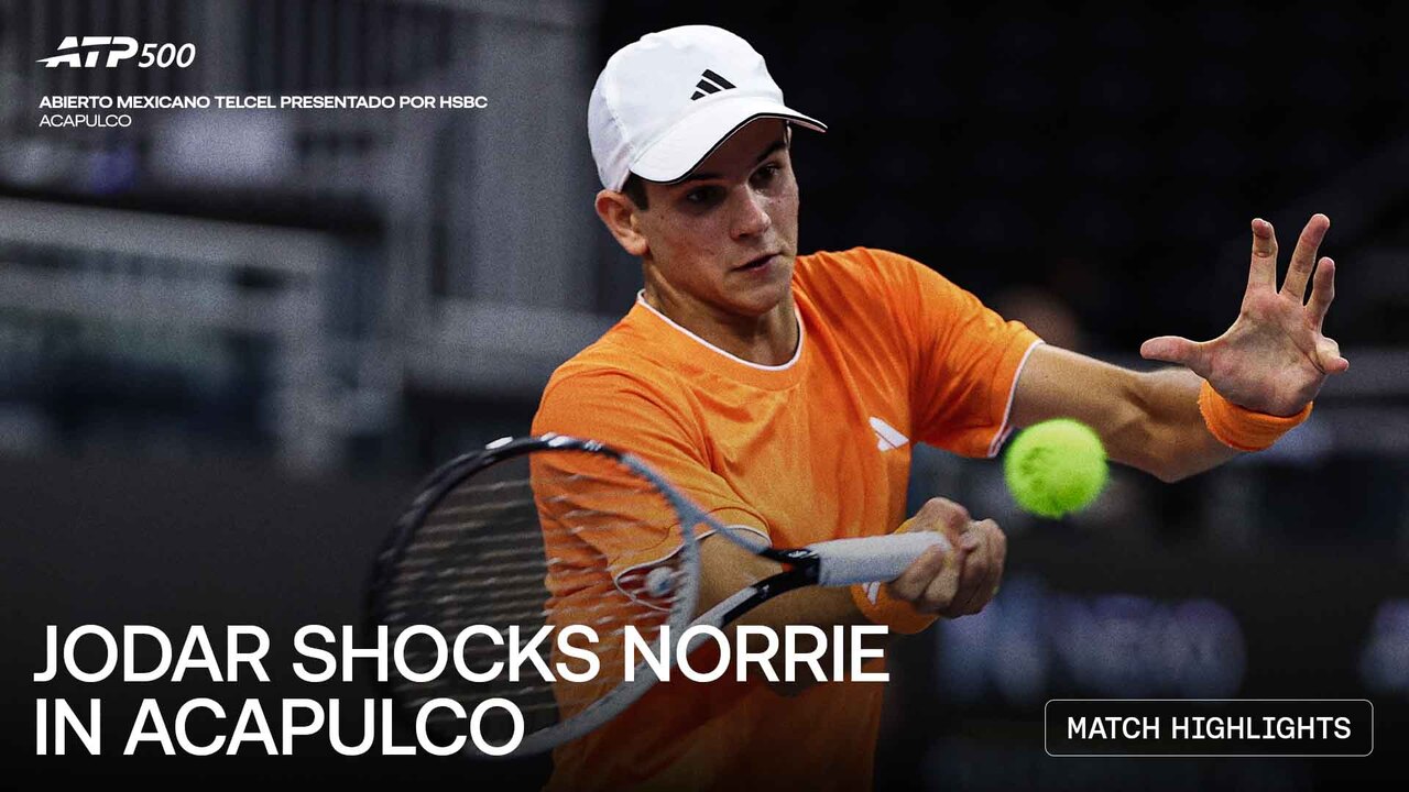 Highlights: #NextGenATP star Jodar upsets Norrie in Acapulco 2026 opener