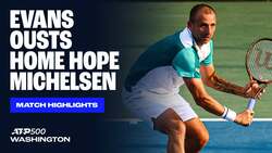 Highlights: Evans marches past Michelsen in Washington