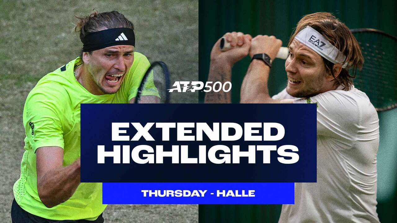 Watch extended highlights from Thursday's action at the Terra Wortmann Open in Halle. Watch live & on demand at tennistv.com. 