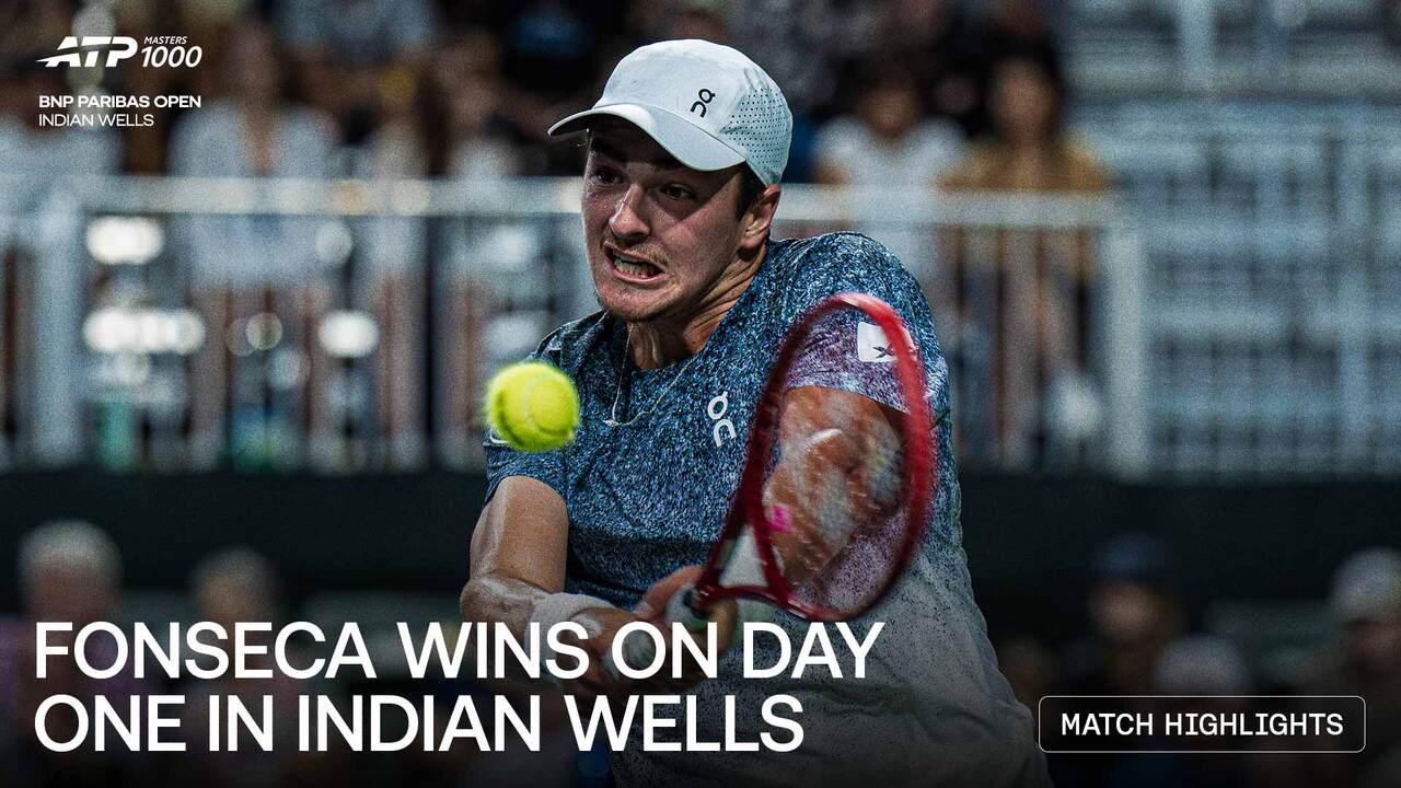 Highlights: Fonseca begins Indian Wells 2026 campaign in winning fashion
