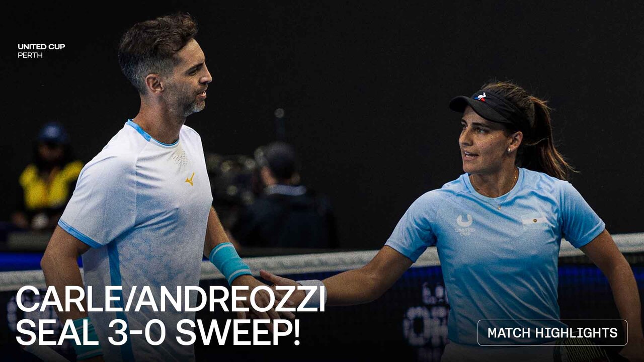 Highlights: Carle/Andreozzi complete 3-0 sweep vs. Spain at United Cup 