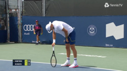 Dimitrov hit where it hurts!