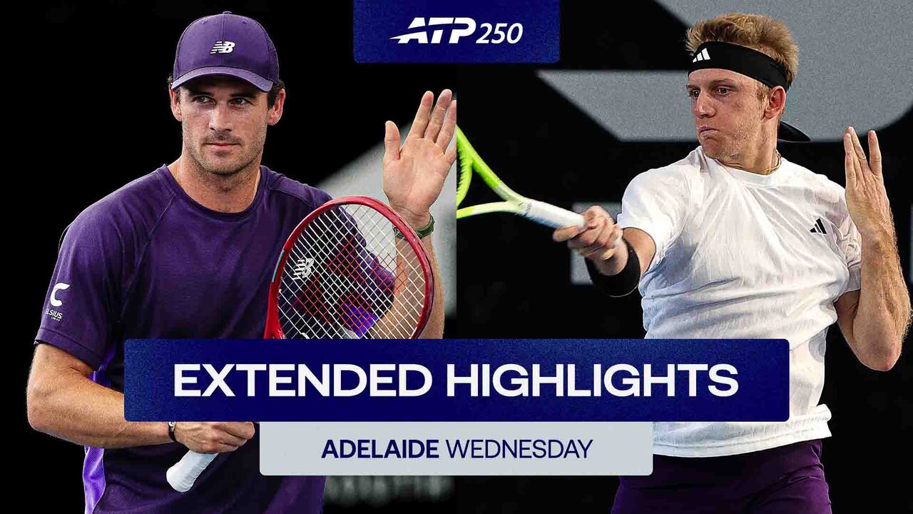 Extended Highlights: Paul, Davidovich Fokina get up and running in Adelaide