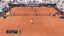 Hot Shot: Rapid reactions in Rome! Granollers/Zeballos' silky net skills
