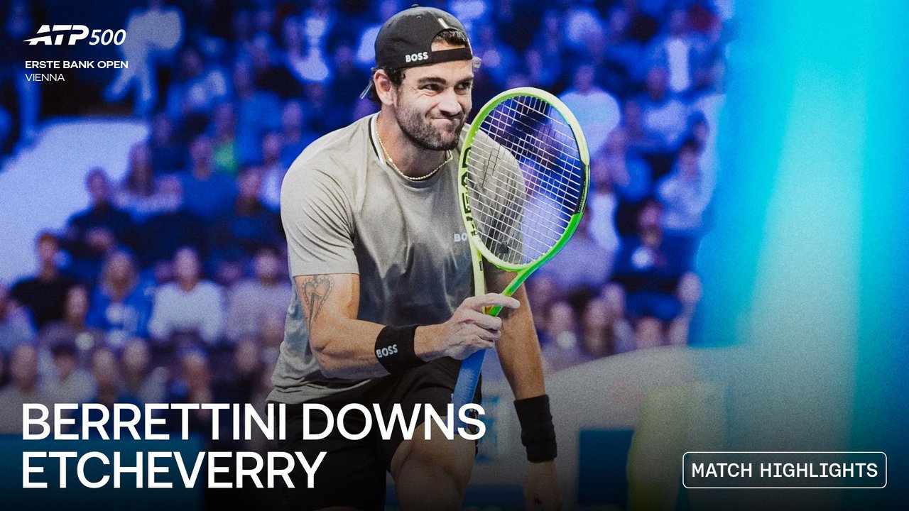 Highlights: Berrettini breezes through opening match of the week in Vienna