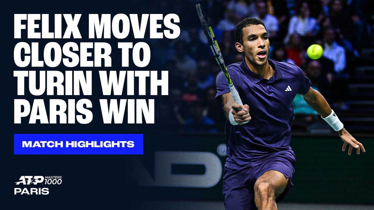 Highlights: Auger-Aliassime defeats Vacherot to reach fourth Masters 1000 SF