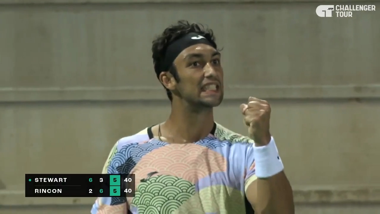 Hot Shot: Rincon's deadly pass carves break point at Manacor Challenger