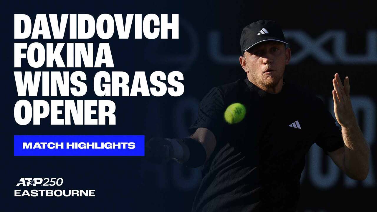 Alejandro Davidovich Fokina ousts Chun-Hsin Tseng in Eastbourne. Watch live & on demand at TennisTV.com.
