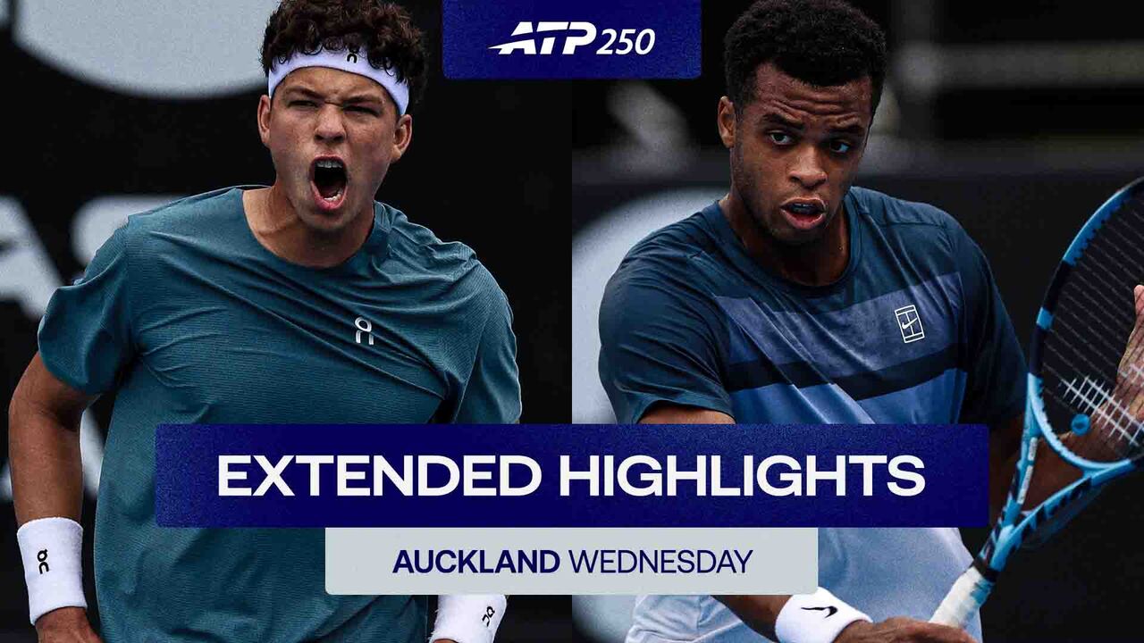 Extended Highlights: Shelton, Mpetshi Perricard advance to Auckland QFs