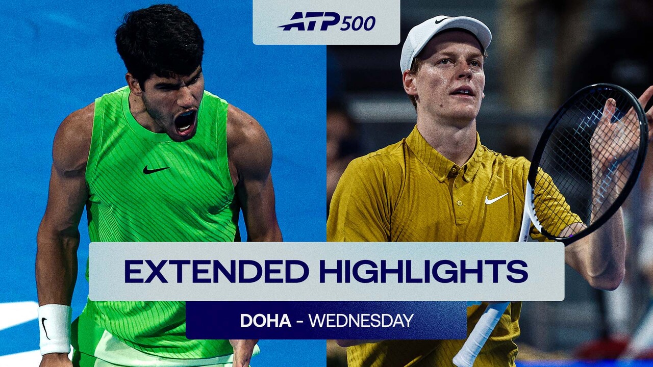 Extended Highlights: Alcaraz & Sinner are winners on Day 3 in Doha 2026