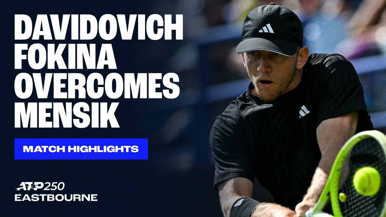 Highlights: Davidovich Fokina beats Mensik, reaches first grass-court SF in Eastbourne
