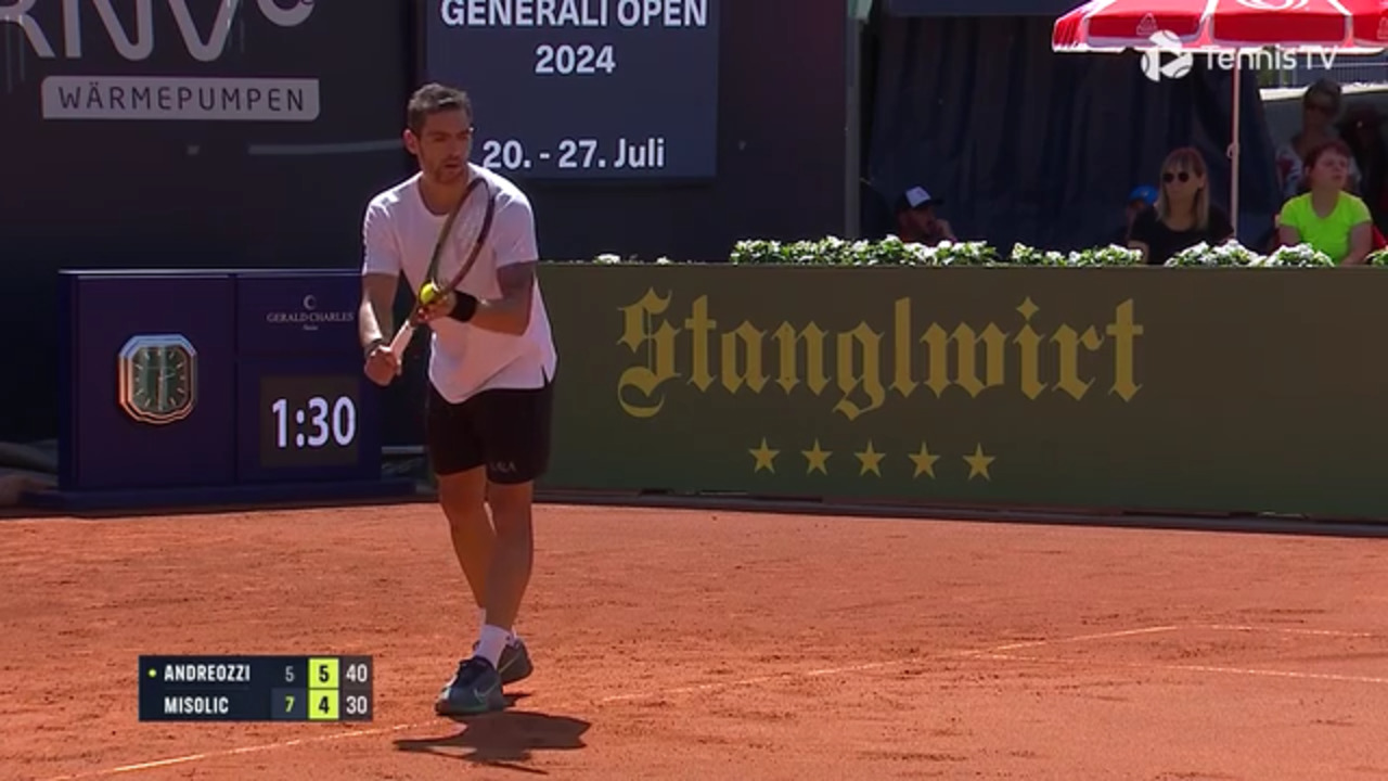 Highlights: Andreozzi Supera Al Vigente Finalista Misolic En Kitzbühel