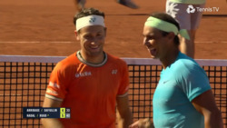 Hot Shot: Nadal y Ruud son puras sonrisas en dobles en Bastad
