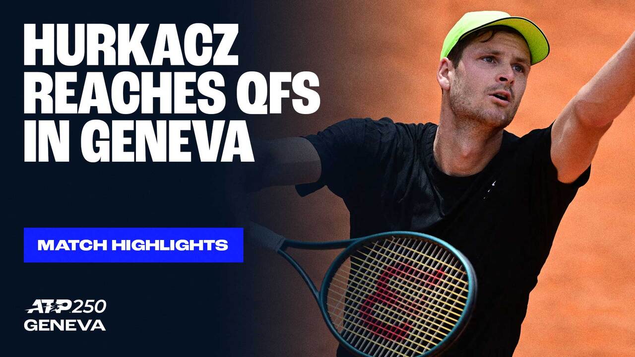 Highlights: Hurkacz dispatches Rinderknech in Geneva 2025