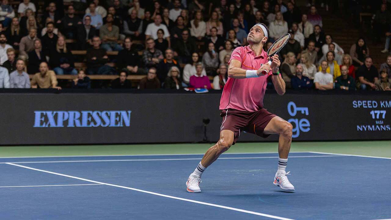 Highlights: Dimitrov defeats Stricker to reach Stockholm QFs 2024