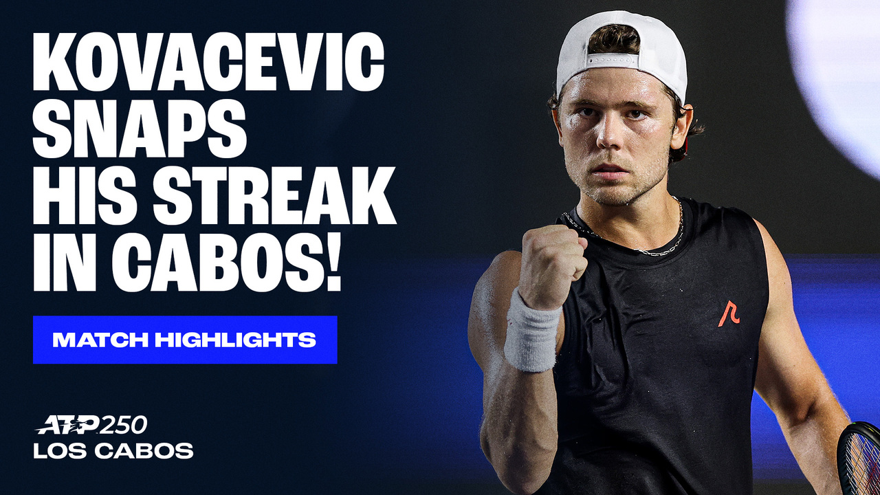 Highlights: Kovacevic defeats Habib in Los Cabos 2025 opener 