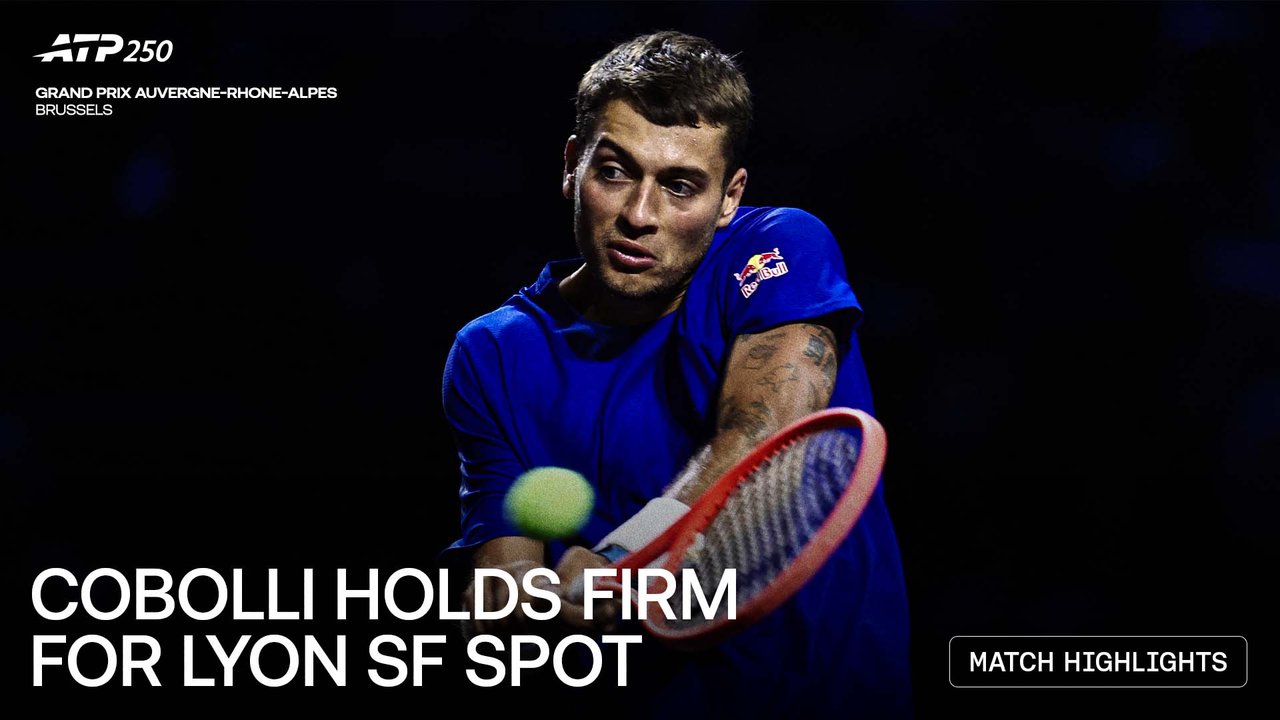 Highlights: Cobolli battles past Nakashima, reaches Lyon 2026 SFs