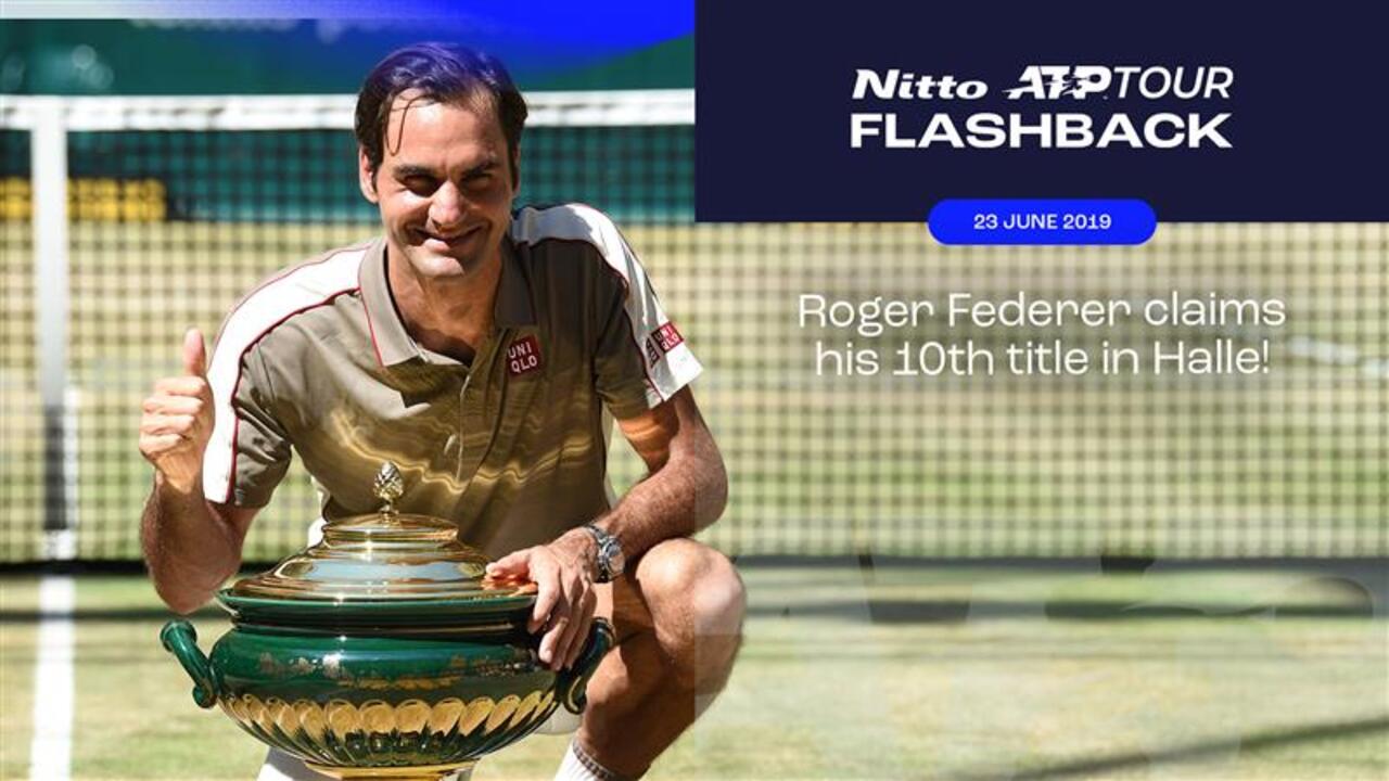 ATP Tour Flashback Presented By Nitto: Federer's 10th Halle title