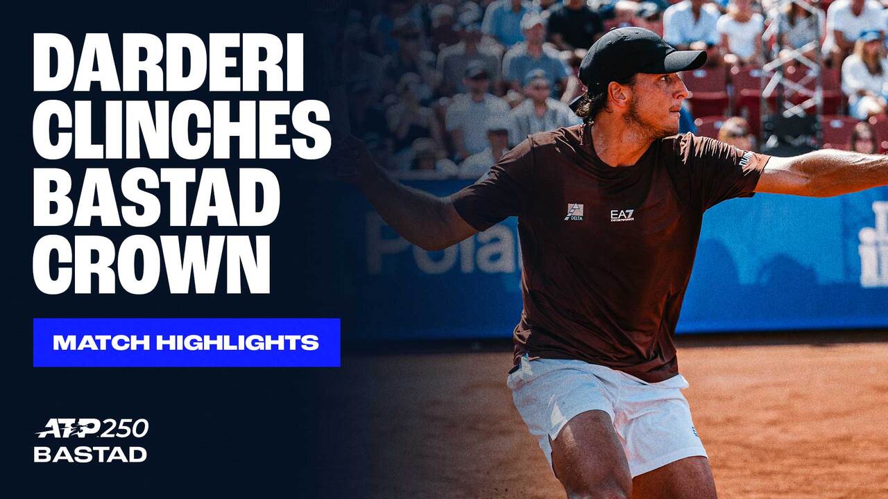 Highlights: Darderi clinches Bastad 2025 crown