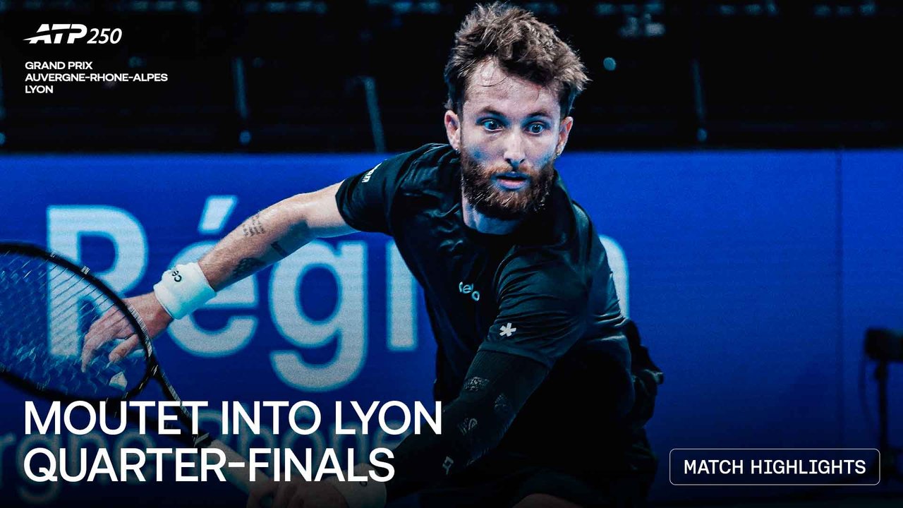 Highlights: Moutet muscles past #NextGenATP Balshaw in Lyon 2026