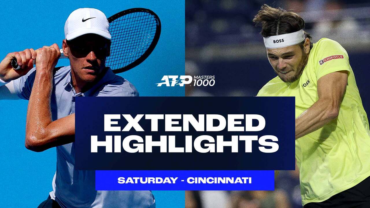 Extended Highlights: Sinner, Fritz clinch Cincinnati openers