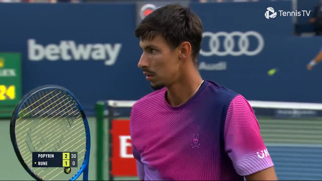 Hot Shot: Popyrin whips perfect forehand in Toronto