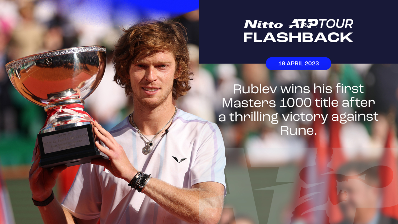 ATP Tour Flashback presented by Nitto: Rublev's memorable Monte-Carlo moment