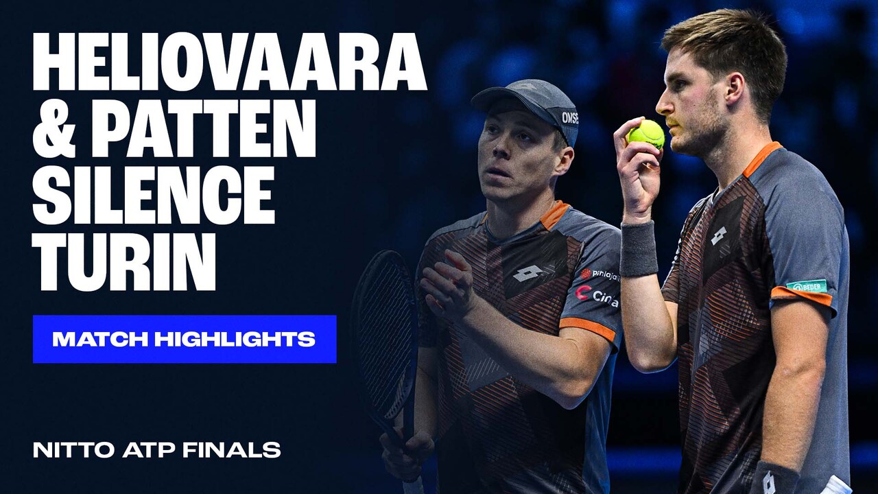 Highlights: Heliovaara/Patten sink home favourites, surge into Nitto ATP Finals title match