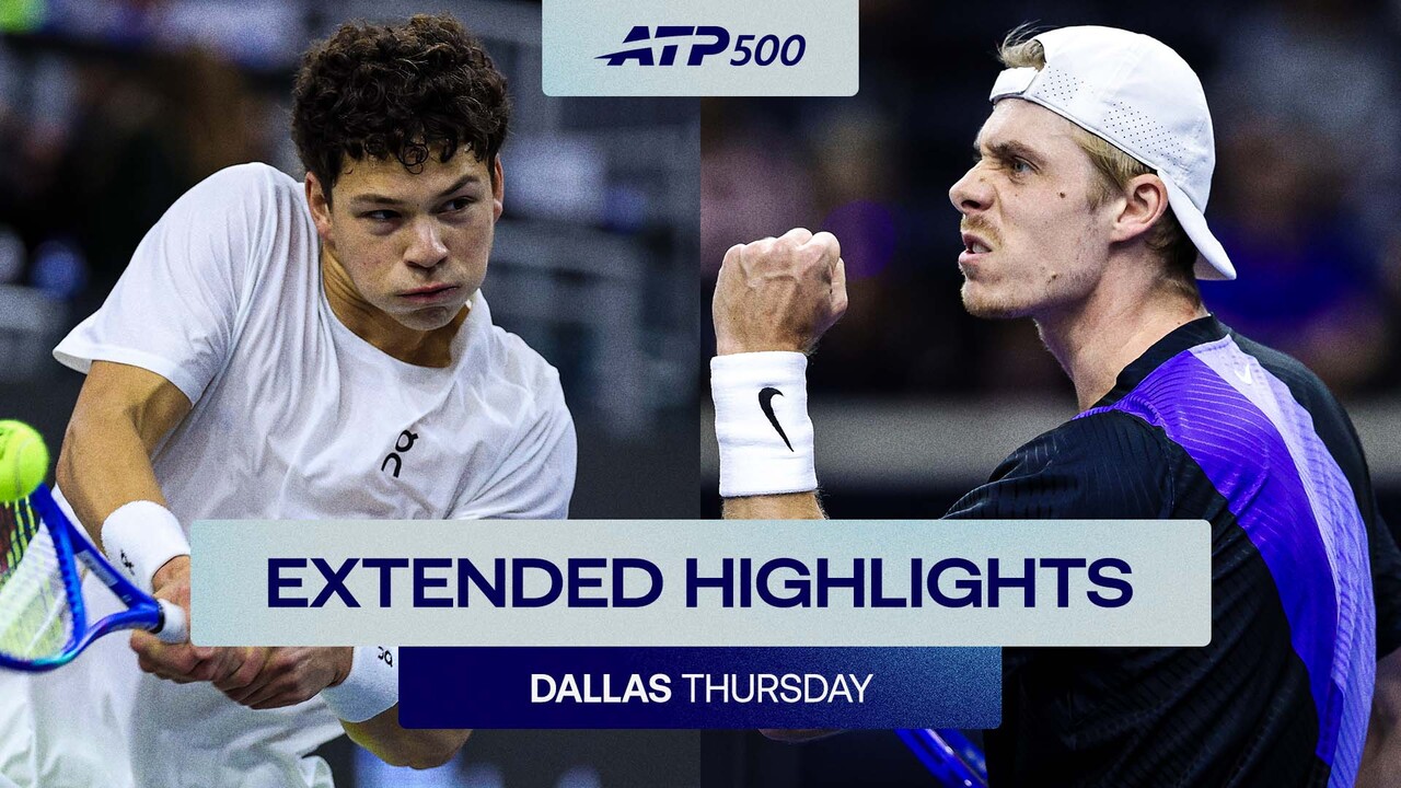 Extended Highlights: Shelton, Shapovalov, Cilic reach Dallas QFs