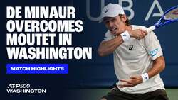 Highlights: De Minaur moves past Moutet in Washington SFs