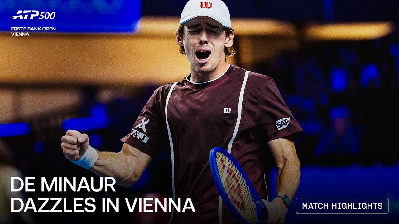 Highlights: De Minaur eases past Tien for Vienna 2026 QF spot